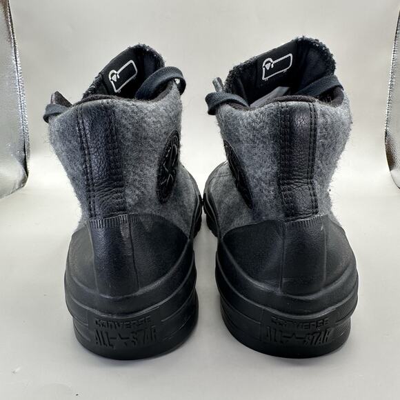 Woolrich x Converse Men’s 9 US Chuck Taylor All Star Street Hiker Black Plaid - Picture 7 of 11